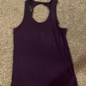 Zyia Medium twist tank. Purple.